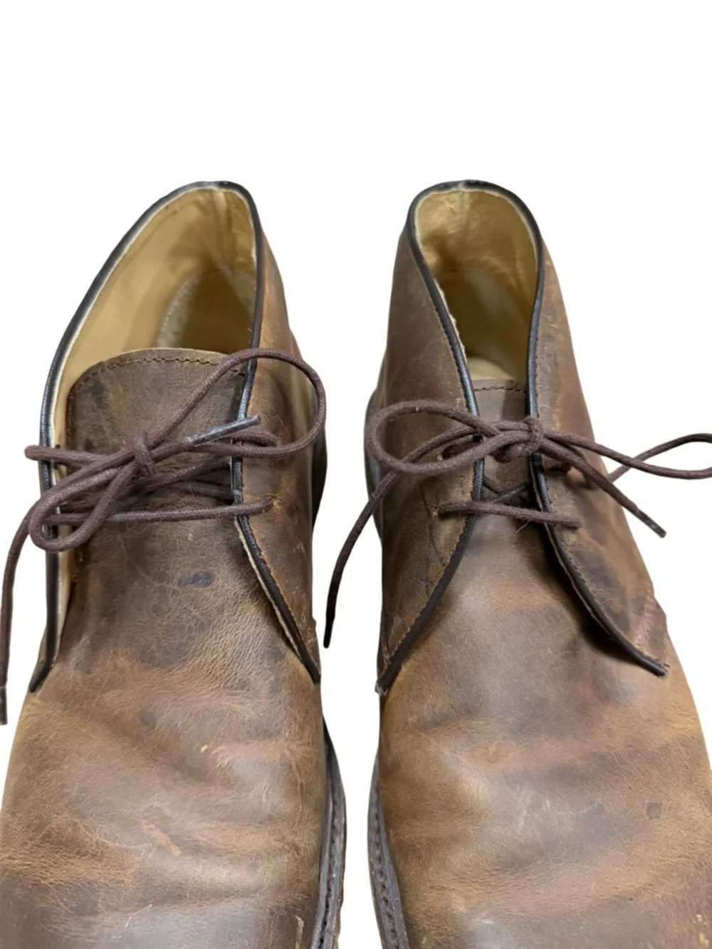 FRYE Bowery Lace Up Chukka Boot Brown Size 9.5